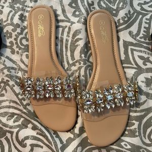 Rhinestone sandals